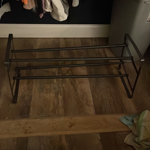 New Condition Adjustable Shoe Rack With 2 Shelves - Picture 5 of 8